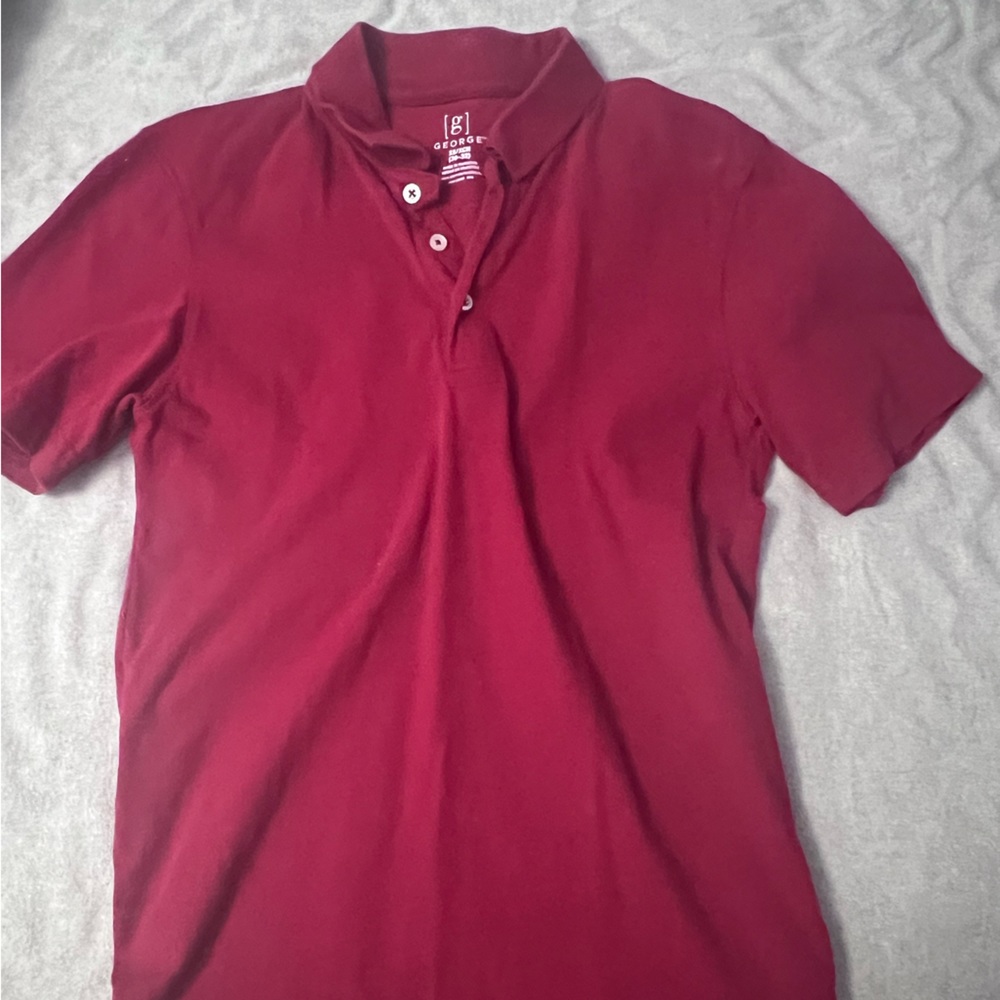 Kids George Red Polo ❤️